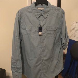 PD&C XXL Long Sleeve baby blue shirt (slim fit) *Send Offers*